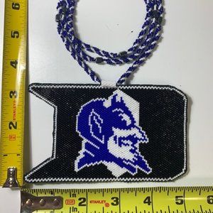 Peyote Beaded Medallion On DNA Chain